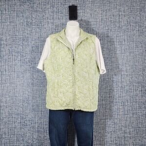 Christopher&Bank Geen And White Vest.